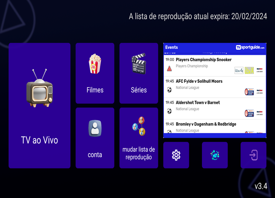 Script iboplayer Revenda V3.4 4 Temas Painel Admin + Aplicativo