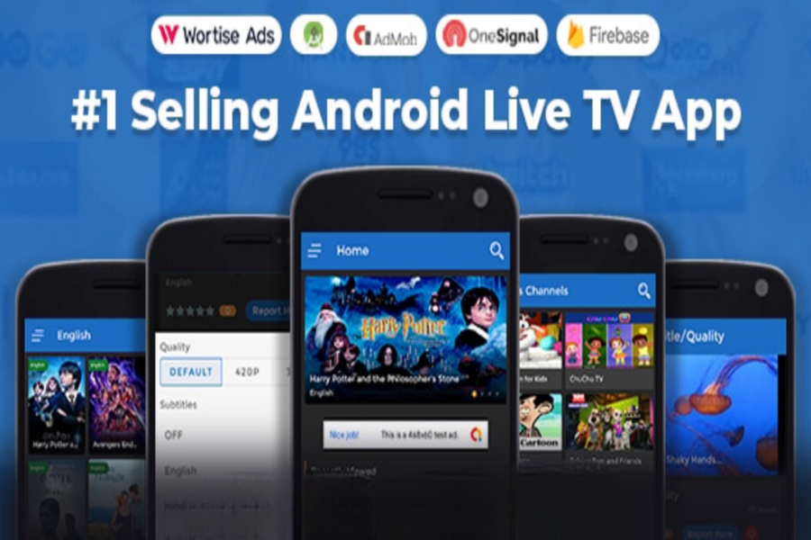 Script Android Live TV (Streaming de TV, Filmes, Web Series, Programas de TV e Originais)